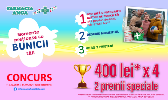 CONCURS „Momente prețioase cu BUNICII tăi!”