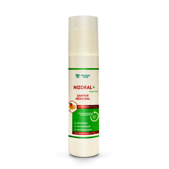 NIZORAL PLUS - șampon medicinal (Ovăz și Mango)