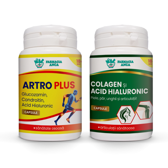 PACHET - Artro Plus + Colagen și Acid Hialuronic