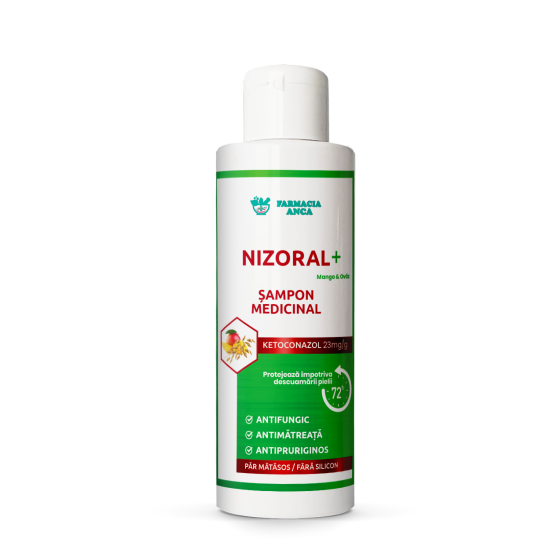 NIZORAL PLUS - șampon medicinal (Ovăz și Mango)